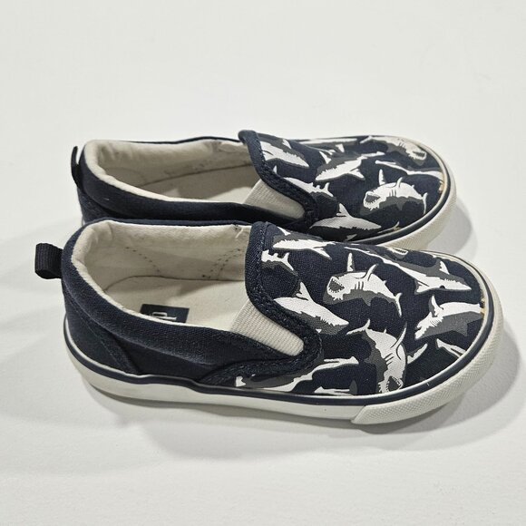 Toddler Boys Shoe Bundle – 3 Pairs – Size 8–11 – Sharks, Sandals & More! - Picture 4 of 11